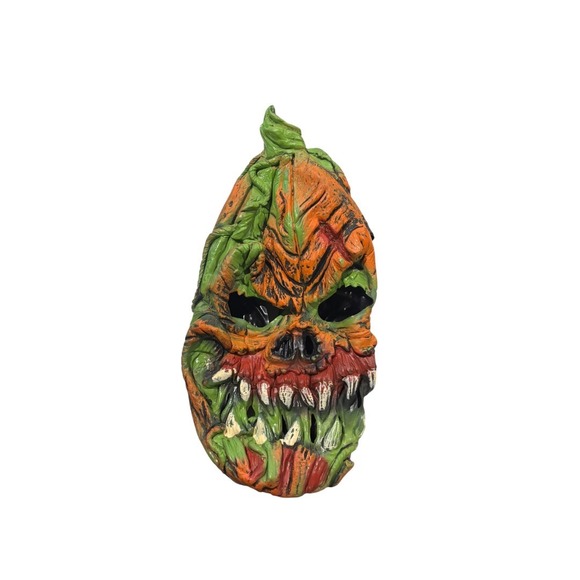 Accessories - Rubies SCARY Creepy EVIL PUMPKIN MASK Jack O Lantern Halloween Costume Cosplay